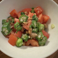 ちゃおわん's cooksnap of when they made ✣　トマトとおくらの塩ダレ納豆和え　✣.