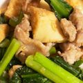 はるはる35's cooksnap of when they made 厚揚げ・豚こま・ピリ辛味噌の炒め煮.