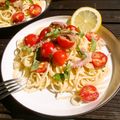 だぁシェフ's cooksnap of when they made 夏パスタ！タコとトマトの冷製カッペリーニ.