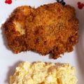 あゆうさぎ's cooksnap of when they made フライパンで作る　簡単チーズのチキンカツ.