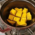 赤い彗星☆'s cooksnap of when they made ストウブ【staub】deかぼちゃの煮物.