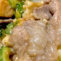 s06007's cooksnap of when they made ゴーヤと豚肉の味噌炒め.