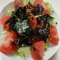 クックZFKRE9☆'s cooksnap of when they made トマトときゅうりのピリ辛サラダ.