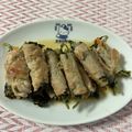 シャネリン's cooksnap of when they made 春菊のさっぱり肉まき.