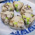 ナカミチ's cooksnap of when they made 楽早！ごま油香る枝豆と塩昆布おにぎり.
