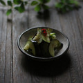 まろんかふぇ's cooksnap of when they made なすときゅうりの甘酢からし和え.