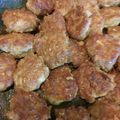 かたのさくら's cooksnap of when they made 牛肉の肉団子 青椒肉絲風味付けで♪.