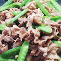 miniまむ♡'s cooksnap of when they made 豚とスナップエンドウのオイマヨ炒め☪ฺ.