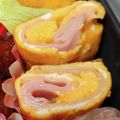 ひぃたろぉ～♪'s cooksnap of when they made ピンクが可愛い♪ハムくるくる卵焼き.