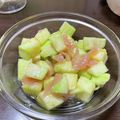 海獣レストラン's cooksnap of when they made すだち香る水茄子と生ハムの前菜.