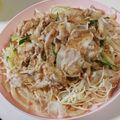 ゆきみち0127's cooksnap of when they made 豚しゃぶサラダ冷やしうどん.