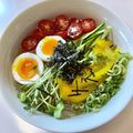 azbjbn's cooksnap of when they made 冷やし中華風ふるる冷麺.