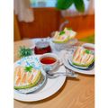 あっ君ママ♪'s cooksnap of when they made 子どもと作ろう！丸ごとメロンケーキ.