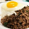ミーのはは。's cooksnap of when they made ホーリーバジルで本場のガバオライス!.