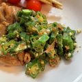 あいママ's cooksnap of when they made オクラの胡麻和え.