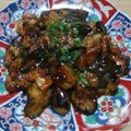 ☆ぽちのおやつ☆'s cooksnap of when they made なすと鶏もものにんにく醤油.