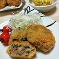 ずっちー☆'s cooksnap of when they made おいしい♪大葉のメンチカツ.