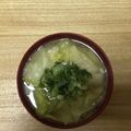 かおり♡♡♡'s cooksnap of when they made 焼きキャベツの味噌汁.