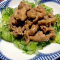 見習い台所戦士's cooksnap of when they made あっさり＊塩もみ胡瓜と甘辛豚炒め.