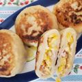 もりなみ's cooksnap of when they made コーンとベーコンの洋風おやき.