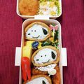SUNMOONMOM's cooksnap of when they made スヌーピーいなり.