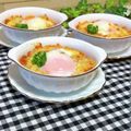 KBBキッチン☆'s cooksnap of when they made マッシュポテトのミートグラタン温泉卵乗せ.