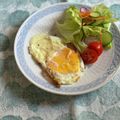 yesmama's cooksnap of when they made ハム&チーズで極上目玉焼き♬.