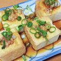 kaori238's cooksnap of when they made メインおかずになる！超簡単☆焼き厚揚げ.