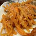 chako33's cooksnap of when they made にんじんの味噌きんぴら.