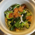 ローディーはぴ's cooksnap of when they made 梅としらすきゅうりワカメのさっぱり酢の物.