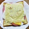 ＊なぁ＊'s cooksnap of when they made ハムエッグトースト！休日にお勧め.