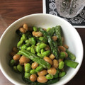クック6LNIHM☆'s cooksnap of when they made 動画】冷凍むき枝豆とガーリックごま油炒め.
