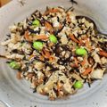 churu's cooksnap of when they made ひじき入り☆炒り豆腐.