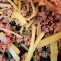 小魚せんべい's cooksnap of when they made 豚挽肉と千切りじゃがいもの甘辛炒め＊.