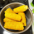 ♡ぺんぎんまま♡'s cooksnap of when they made 美味しいとうもろこしの茹で方♡.