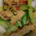 クック03Y5W8☆'s cooksnap of when they made 豚肉ときゅうりの中華風炒め.