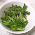 おにもつちゃん's cooksnap of when they made かき菜のにんにく炒め.