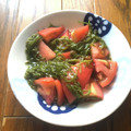 YUJIMOM's cooksnap of when they made 簡単美味！トマトのめかぶ和え.
