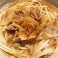 rietles☆'s cooksnap of when they made 甘めの関西風肉うどん.