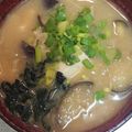 precious☆'s cooksnap of when they made ☆簡単☆豆腐となすの味噌汁.