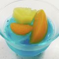 roll21's cooksnap of when they made ブルーハワイのソーダゼリー.