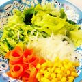 みなとのまんま's cooksnap of when they made 簡単！いつものサラダを華やかに☆.