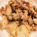 yukksmi's cooksnap of when they made 豆腐と豚バラの玉子とじチャンプルー.