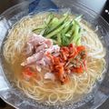 のりぴんこ's cooksnap of when they made 冷麺。素麺ですが。.