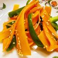 はなのかくめいじ's cooksnap of when they made にんじんとピーマンの簡単★塩きんぴら.