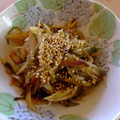 カバゴン's cooksnap of when they made みょうがのゴマ油炒め.