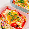 みぽぽ37's cooksnap of when they made トマトとサバ缶のチーズ焼き♪マヨ付き.