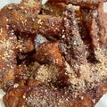crossbee's cooksnap of when they made 【居酒屋】❀甘辛タレの手羽先唐揚げ❀.