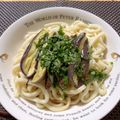 ふらふらおやじ's cooksnap of when they made ナスと大葉の冷やしうどん.