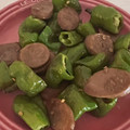 チェリチョコ's cooksnap of when they made ししとうと魚肉ソーセージの炒め.